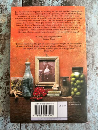 An image of the novel by Joanne Harris - Blackberry Wine