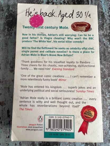 An image of a novel by Sue Townsend - Adrian Mole the Cappuccino Years