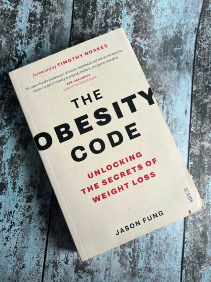 An image of a book by Jason Fung - The Obesity Code