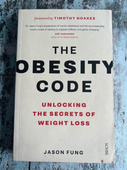 An image of a book by Jason Fung - The Obesity Code