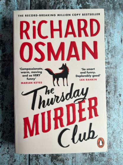 An image of a book by Richard Osman - The Thursday Murder Club