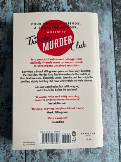 An image of a book by Richard Osman - The Thursday Murder Club