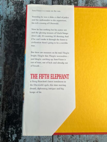 An image of a book by Terry Pratchett - The Fifth Elephant