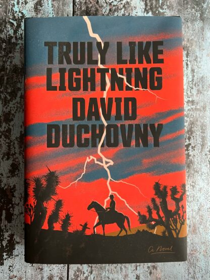 An image of a book by David Duchovny - Truly Like Lightning