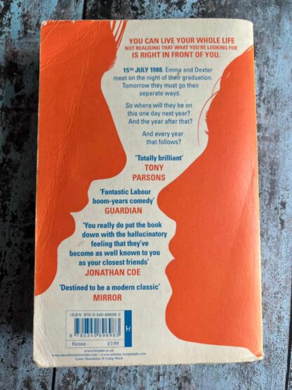 An image of a book by David Nicholls - One Day