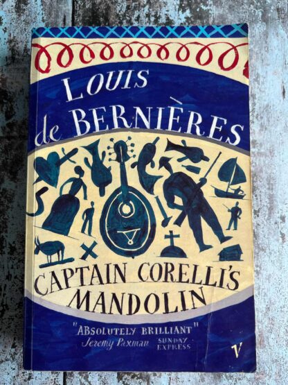 An image of a book by Louis de Berniéres - Captain Corelli's Mandolin