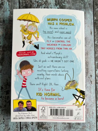 An image of a book by Greg James and Chris Smith - Kid Normal