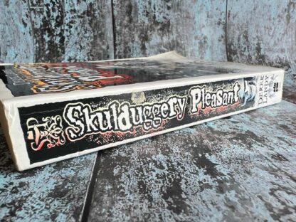 An image of a book by Derek Landy - Skulduggery Pleasant