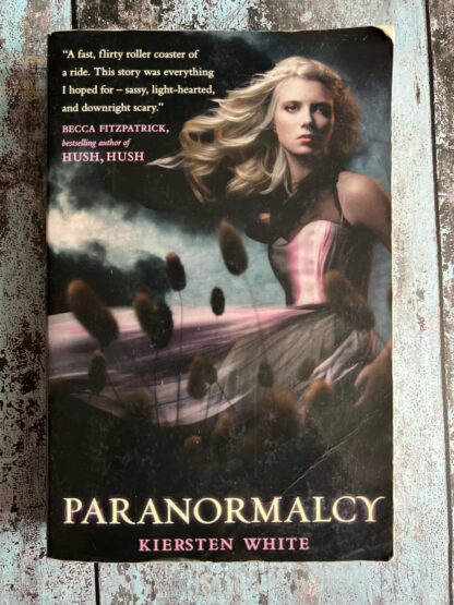 An image of a book by Kiersten White - Paranormalcy