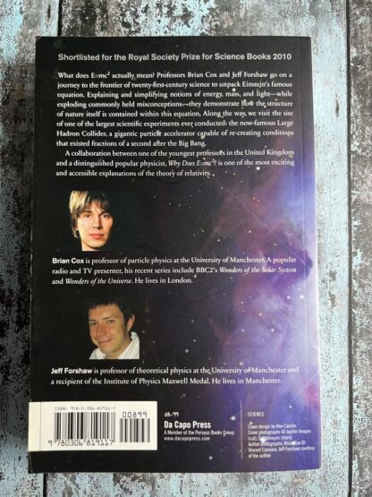 An image of a book by Brian Cox and Jeff Forshaw - Why Does E=MC2?