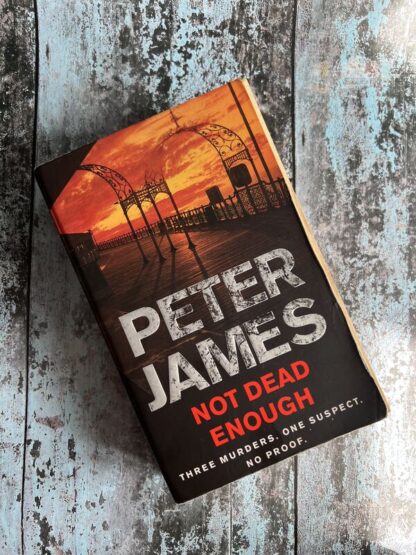 An image of a book by Peter James - Not Dead Enough