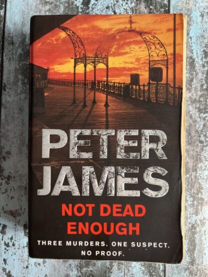 An image of a book by Peter James - Not Dead Enough