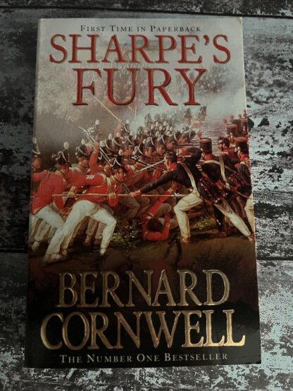 An image of a book by Bernard Cornwell - Sharpe's Fury