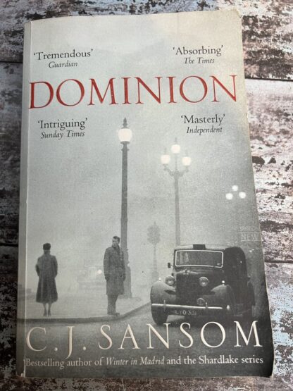 An image of a book by C J Sansom - Dominion