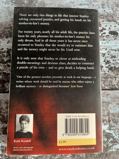 An image of a book by Ruth Rendell - One Across Two Down