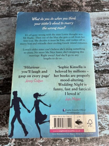 An image of a book by Sophie Kinsella - Wedding Night