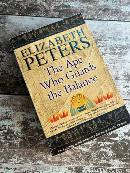 An image of a book by Elizabeth Peters - The ape Who Guards the Balance