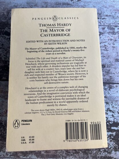 An image of a book by Thomas Hardy - The Mayor of Casterbridge