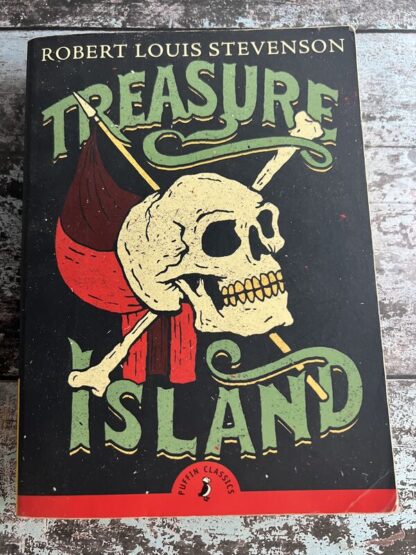 An image of a book by Robert Louis Stevenson - Treasure Island