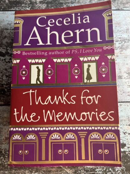 An image of a book by Cecelia Ahern - Thanks for the Memories