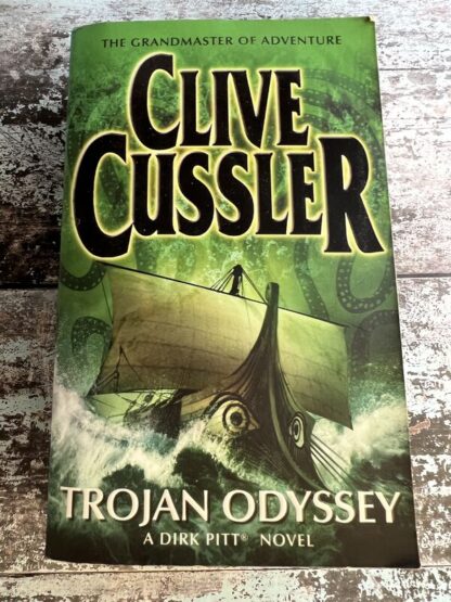 An image of a book by Clive Cussler - Trojan Odyssey