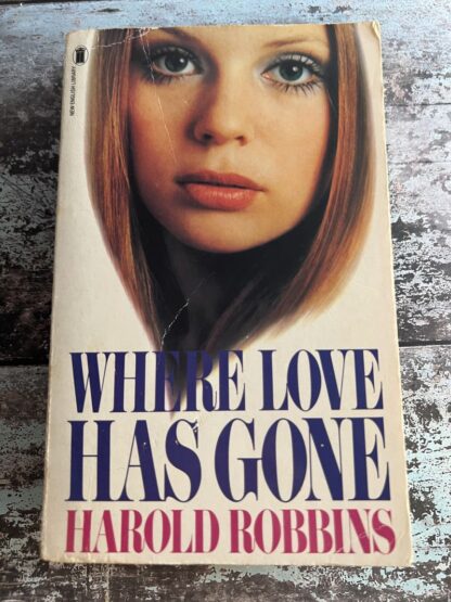 An image of a book by Harold Robbins - Where Love has Gone