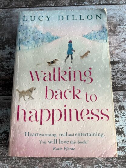 An image of a book by Lucy Dillon - Walking Back to Happiness