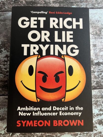 An image of a book by Symeon Brown - Get Rich or Lie Trying