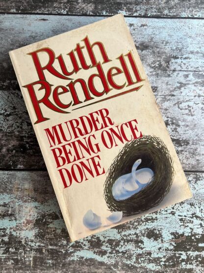 An image of a book by Ruth Rendell - Murder Being Once Done