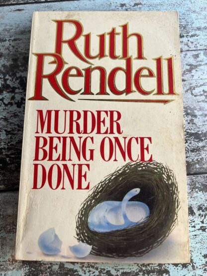 An image of a book by Ruth Rendell - Murder Being Once Done