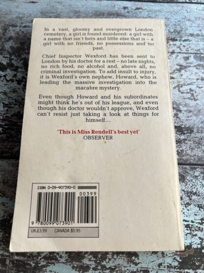 An image of a book by Ruth Rendell - Murder Being Once Done