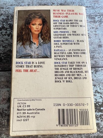 An image of a book by Jackie Collins - Rock Star