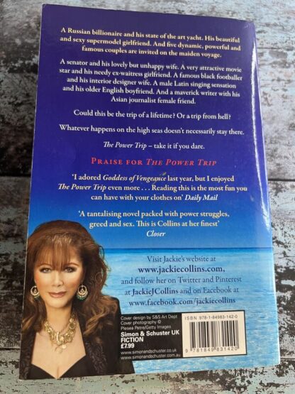 An image of a book by Jackie Collins - The Power Trip