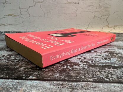 An image of a book by Steven Johnson - Everything Bad is Good For You
