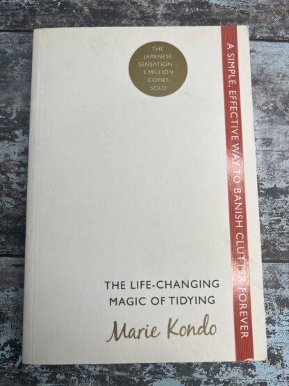 An image of a book by Marie Kondo - The Life Changing Magic of Tidying