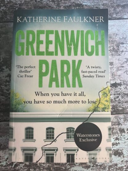 An image of a book by Katherine Faulkner - Greenwich Park