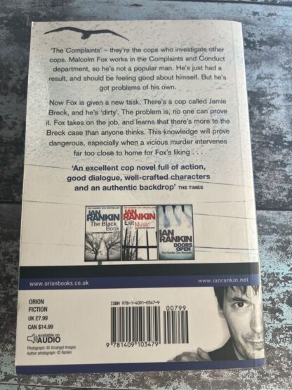 An image of a book by Ian Rankin - The Complaints