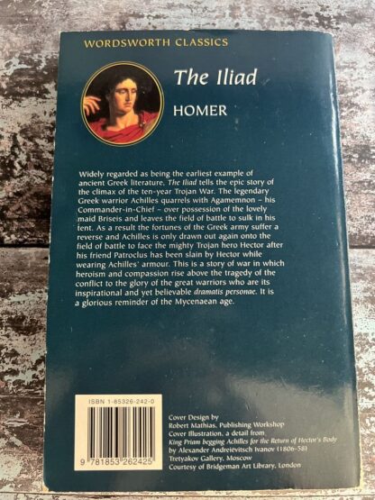 An image of a book by Homer - The Iliad