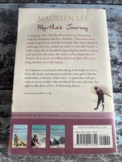 An image of a book by Maureen Lee - Martha's Journey