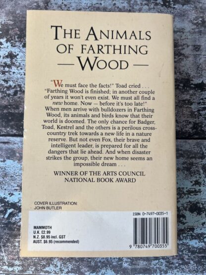 An image of a book by Colin Dann - The Animals of Fathing Wood