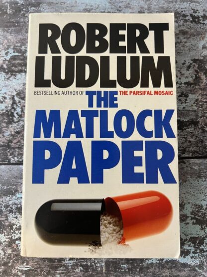An image of a book by Robert Ludlum - The Matlock Paper