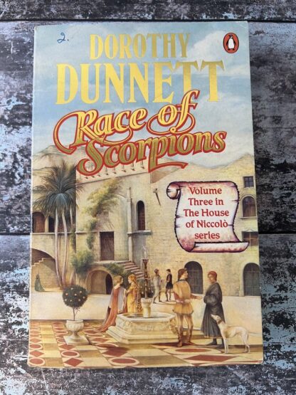 An image of a book by Dorothy Dunnett - Race of Scorpions