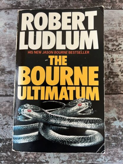 An image of a book by Robert Ludlum - The Bourne Ultimatum