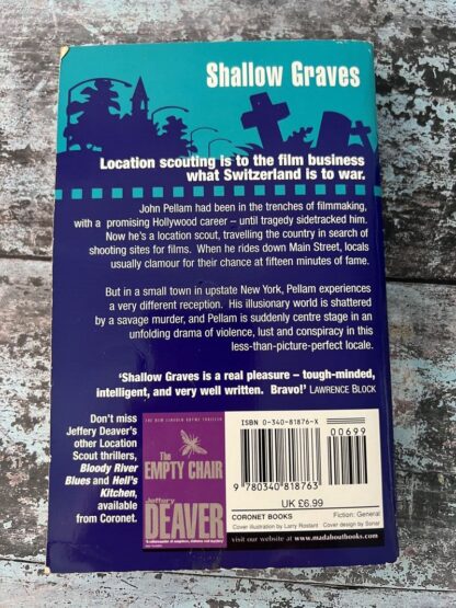 An image of a book by Jeffery Deaver - Shallow Graves