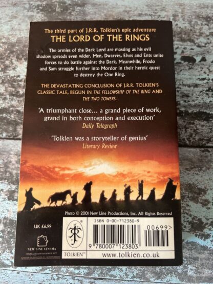 An image of a book by J R R Tolkien - The Lord of the Rings: The Return of the King