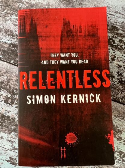 An image of a book by Simon Kernick - Relentless