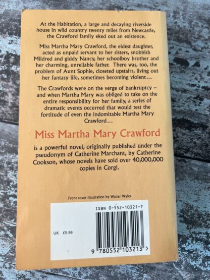 An image of a book by Catherine Cookson - Miss Martha Mary Crawford