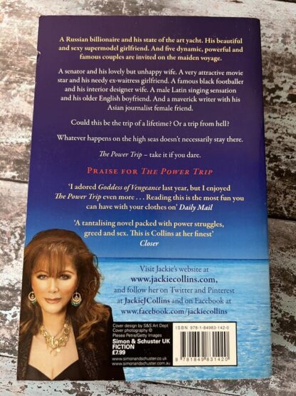 An image of a book by Jackie Collins - The Power Trip