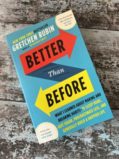 An image of a book by Gretchen Rubin - Better than Before
