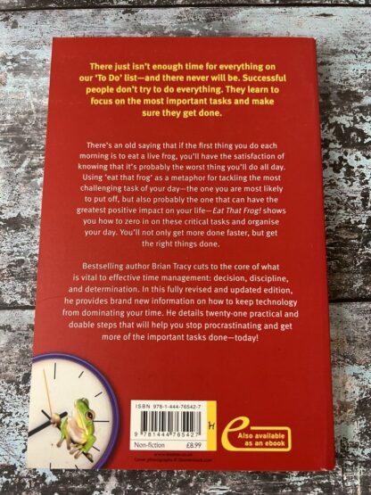 An image of a book by Brian Tracy - Eat That Frog